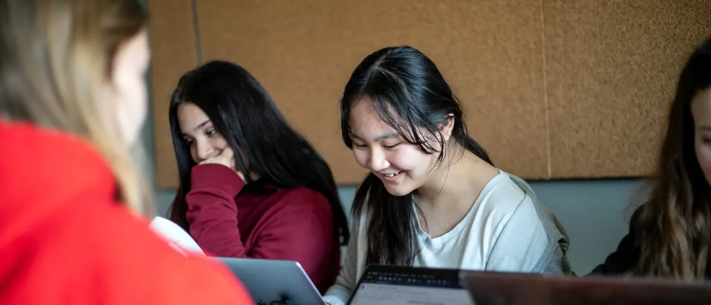 Studente H-FARM in classe