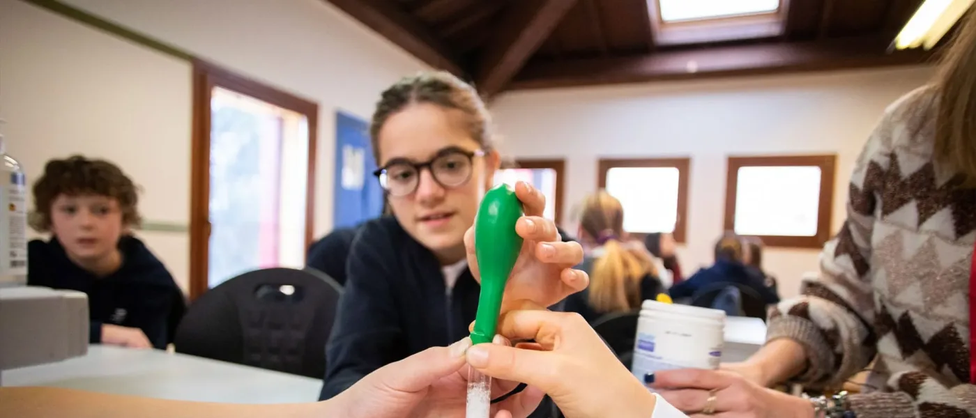 H-IS students participate in class