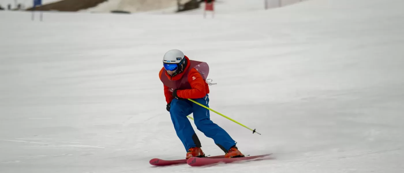 H-IS student on H-SKI day