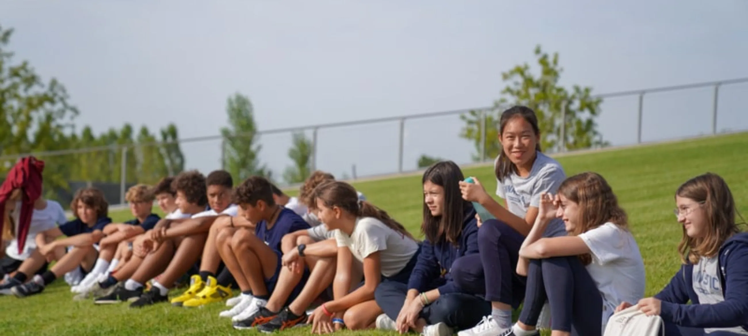 H-IS students enjoy outside class