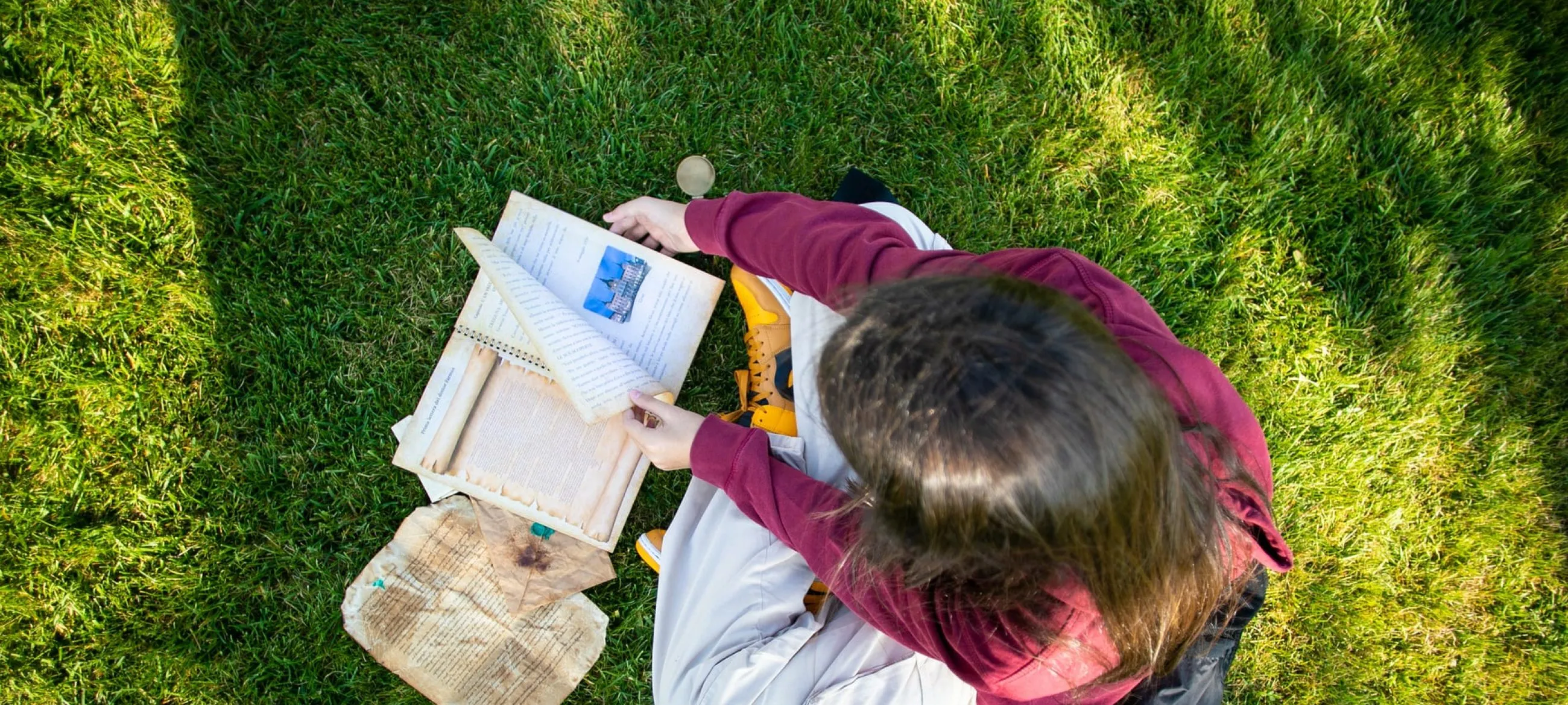 Studente H-FARM in campo aperto in H-FARM