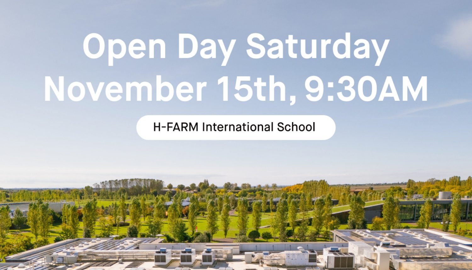 Open Day Venice – November 15th